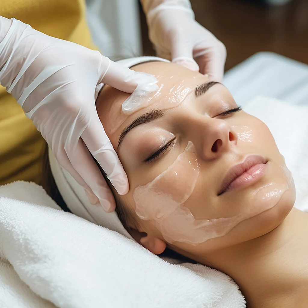 Sesión de limpieza facial profunda en clínica estética con extracción de impurezas y cuidado profesional