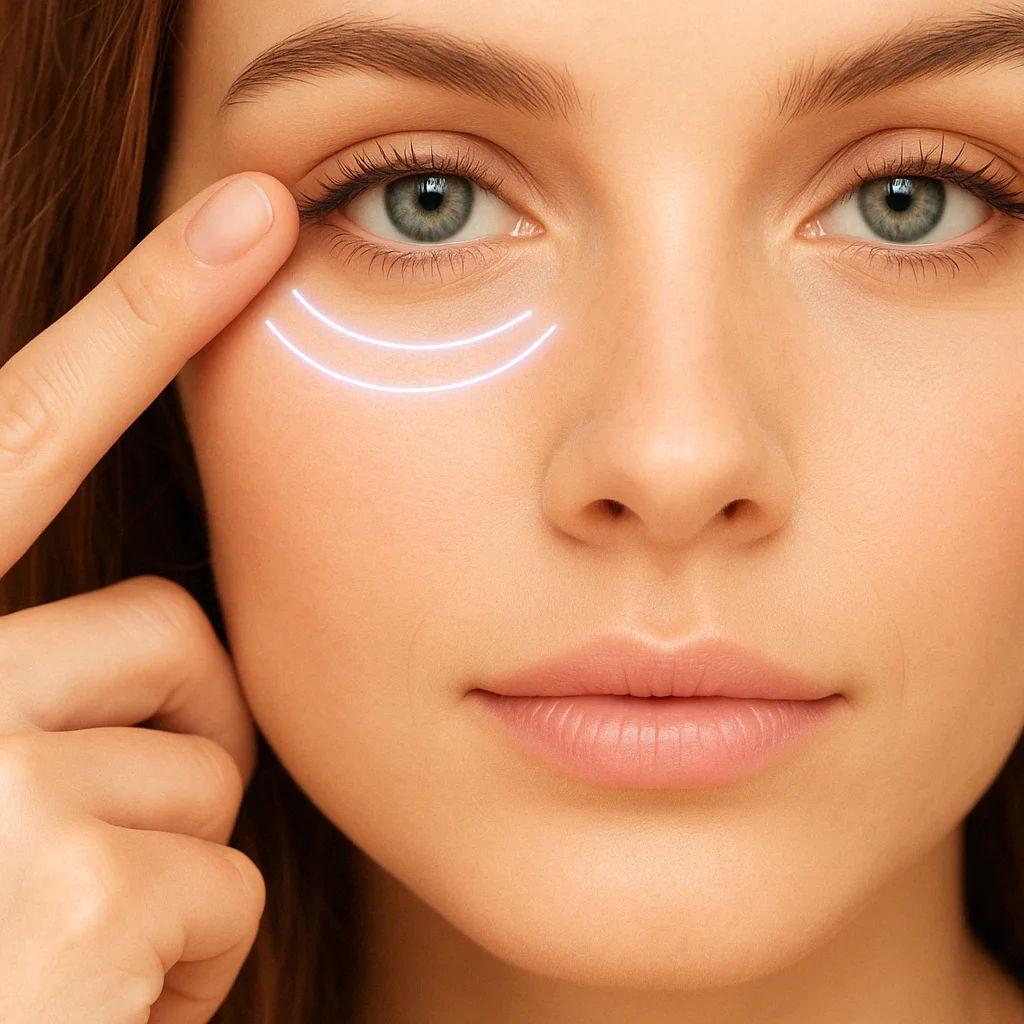 Tratamiento estético avanzado como solución efectiva para ojeras oscuras y bolsas bajo los ojos